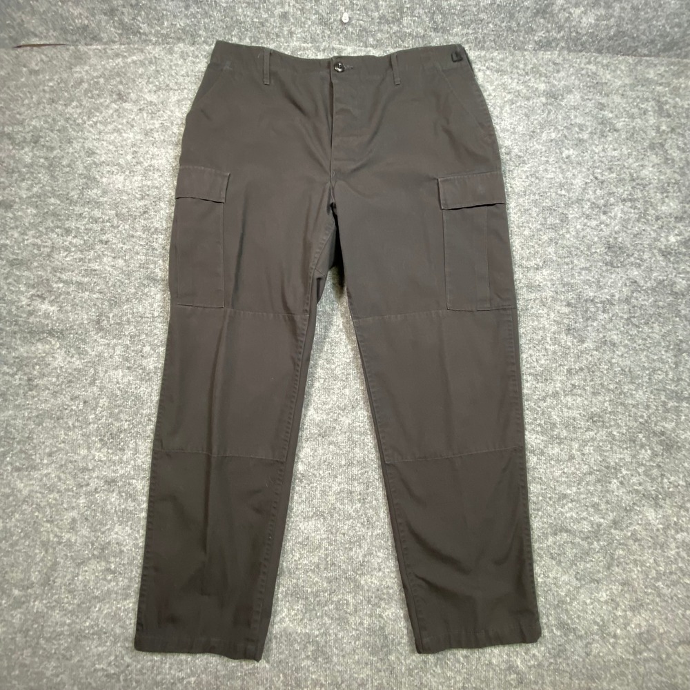Propper Black Ripstop BDU Cargo Pants Mens Large Regular Tactical Workwear 37x30